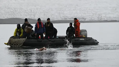 Une chilienne recordwoman de la plus longue nage en Antarctique