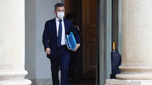 Gérald Darmanin à Sens ce vendredi 22 octobre