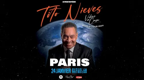 Concert : Tito Nieves se produira au Bataclan en janvier 2024