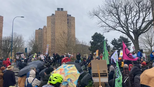 JO-2024 : manifestation contre "le bétonnage" de la Seine-Saint-Denis