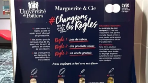 Précarité menstruelle : 100 distributeurs de protections...