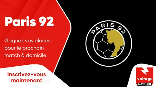 Paris 92 : gagnez vos places pour le prochain match à domicile