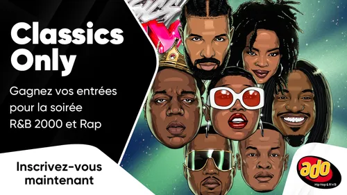 Classics Only : gagnez vos entrées pour la soirée R&B 2000 et Rap
