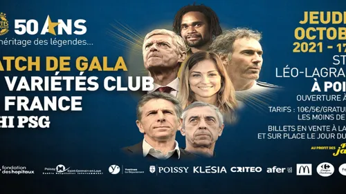 Le Variétés Club de France à Poissy en faveur des Pièces Jaunes