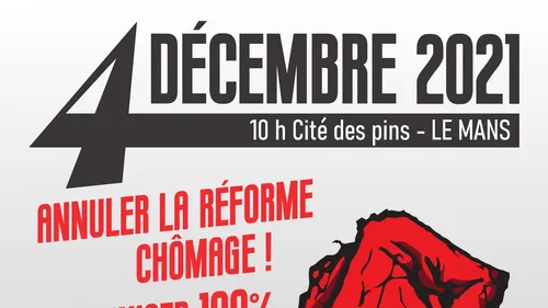 Réforme de l’assurance chômage : mobilisation dans la Sarthe samedi