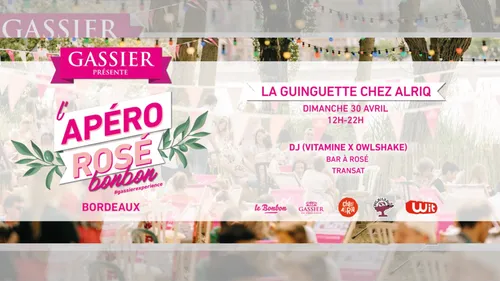 La maison Gassier et Le Bonbon organisent un apéro en plein air sur...