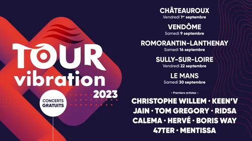 Tour Vibration 2023 : les premiers artistes dévoilés ! 