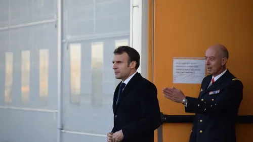 Emmanuel Macron en visite à Vierzon ce mardi matin
