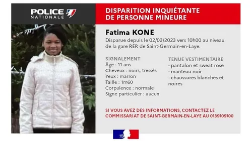 Disparition inquiétante d’une adolescente de 11 ans à...