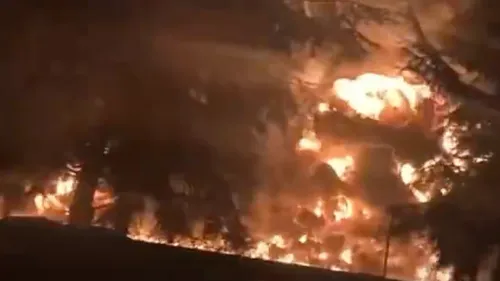 Le camion-citerne prend feu : l’autoroute A1 coupée après un...