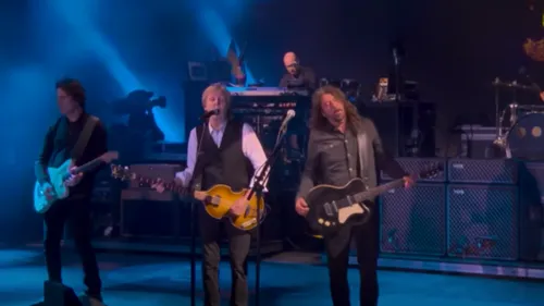 Paul McCartney avec Dave Grohl et Springsteen à Glastonbury 
