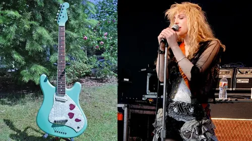Courtney Love et la guitare Squier Venus : l’icône grunge devenue...
