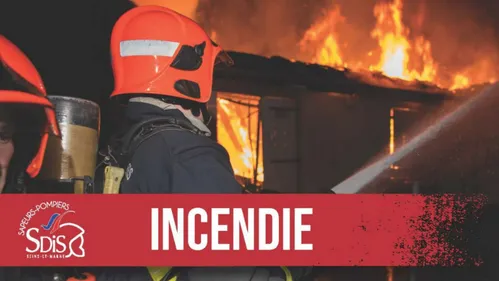 Compans : un violent incendie en cours dans un camp de Roms