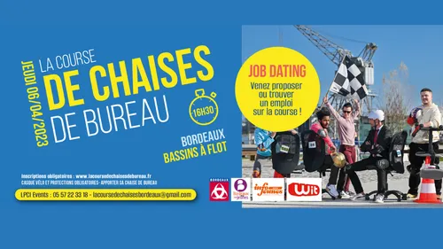 Participez à une grande course de chaises de bureau à Bordeaux !