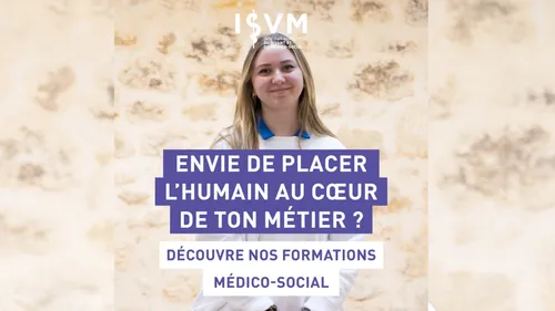 BTS SP3S, formation SAMS… Zoom sur la filière médico-sociale de l’ISVM
