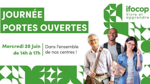 Événement emploi – formation : participez aux PORTES OUVERTES de...