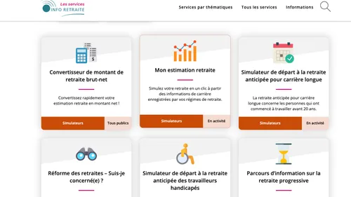 Vous pouvez simuler votre retraite dès maintenant 
