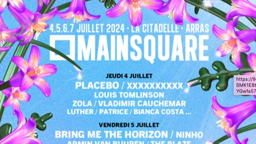Placebo et Bring Me The Horizon têtes d’affiche du Main Square...