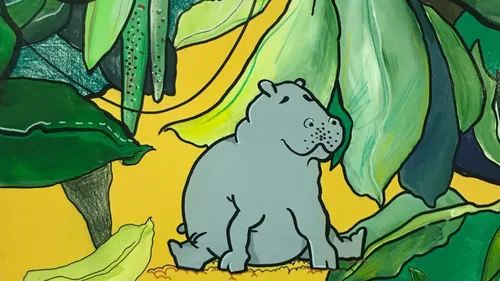 Zélie, 2 ans et demi, est fan du livre bilingue Mama Potam !