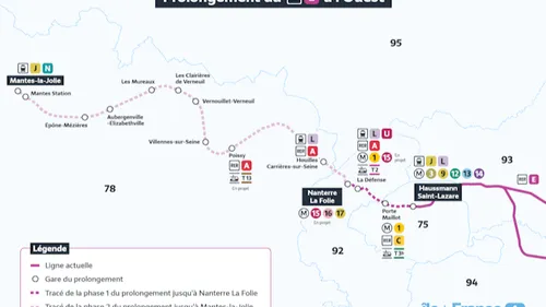 Prolongement du RER E : mise en service ce lundi pour les 3...