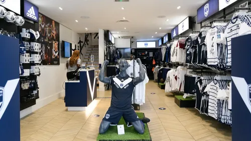 Girondins de Bordeaux : la boutique de la rue Sainte-Catherine va...