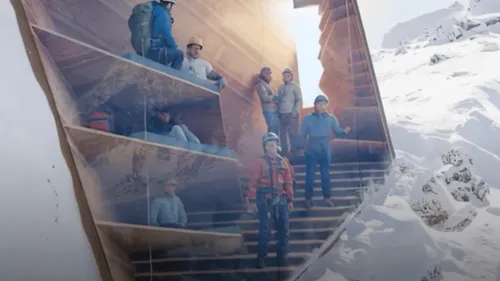 Dans les Alpes, une incroyable cabane en verre offrira un refuge...