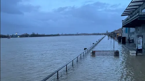 À Bordeaux et Libourne, la Garonne et la Dordogne ont débordé