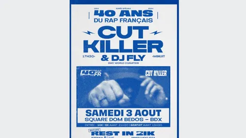 Rest In Zik célèbre les 40 ans du Rap français avec DJ Cut Killer  