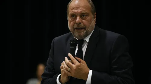 Le ministre de la Justice, Eric Dupond Moretti, à Nevers ce mardi