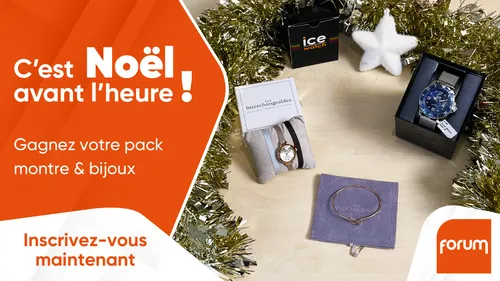 C'est Noël avant l'heure ! Gagnez votre pack montre & bijoux