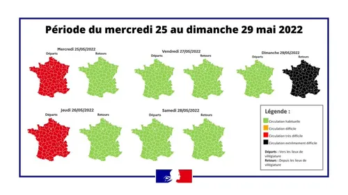 Pont de l’Ascension : des difficultés à prévoir sur les routes
