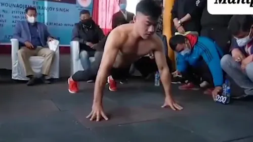 Avec 109 pompes en une minute, cet homme bat un record du Guinness...