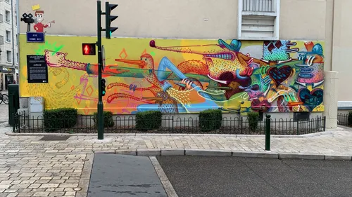 La 38ème fresque du Mur Orléans visible pendant trois mois