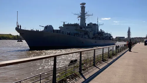 Charles III : le Iron Duke a accosté à Bordeaux pour quatre jours