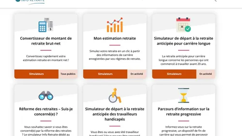 Vous pouvez dès à présent simuler votre future retraite