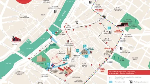 Une journée sans voiture à Angers pour promouvoir le vélo 