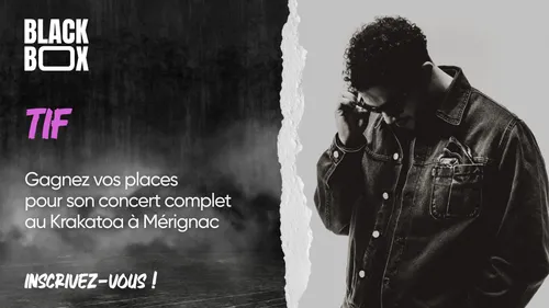 TIF : gagnez vos places pour son concert complet au Krakatoa à...