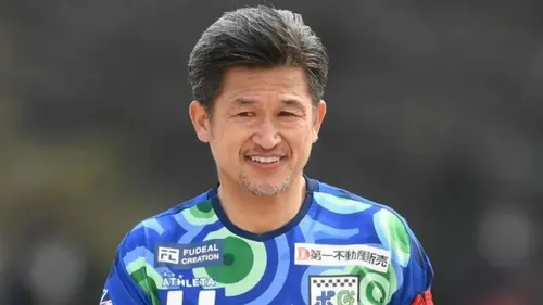 Football : le Japonais Kazuyoshi Miura signe avec un club européen...