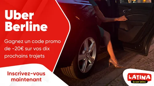 Uber Berline : gagnez un code promo de -20€ sur vos dix prochains...