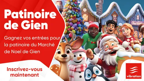 Patinoire de Gien : gagnez vos entrées pour la patinoire du Marché...