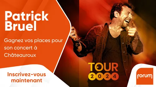 Patrick Bruel : gagnez vos places pour son concert à Châteauroux