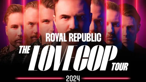 Royal Republic met le feu au Zénith de Paris le 16 novembre 