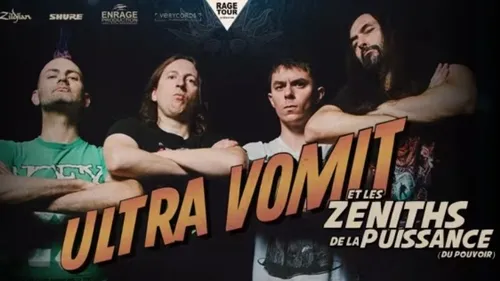 Ultra Vomit déferle dans les Zénith en 2026