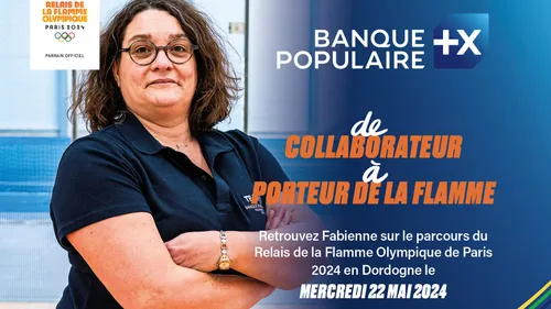 Fabienne portera la Flamme Olympique en Dordogne