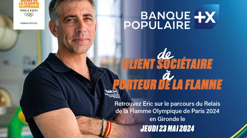 Eric portera la Flamme Olympique en Gironde : « on ne réalise pas...