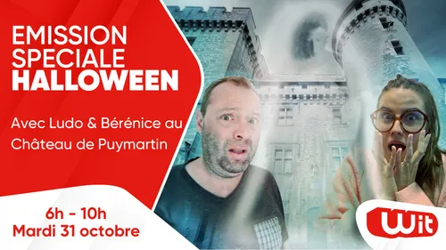 Pour Halloween, Wit FM en émission spéciale au Château de Puymartin...