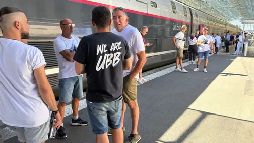 Finale Top 14 : les supporters de l'UBB mettent l'ambiance dans la...