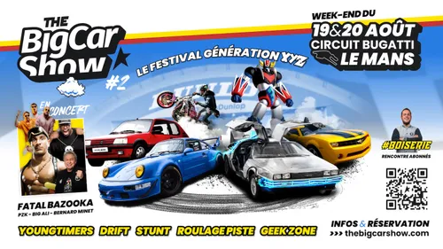  Le Big Car Show revient sur le circuit Bugatti du Mans pour une...