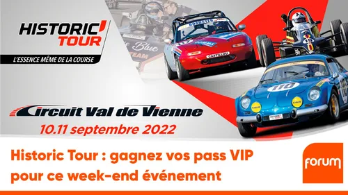 Historic Tour : gagnez vos pass VIP pour ce week-end événement