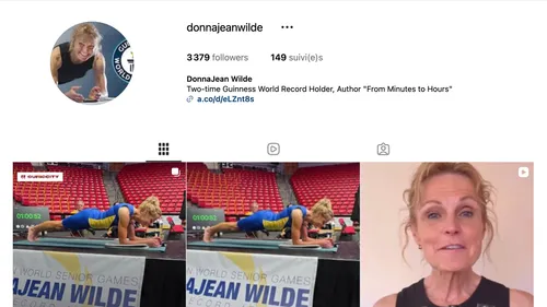À 61 ans, Donna Jean Wilde bat le record du monde féminin de...